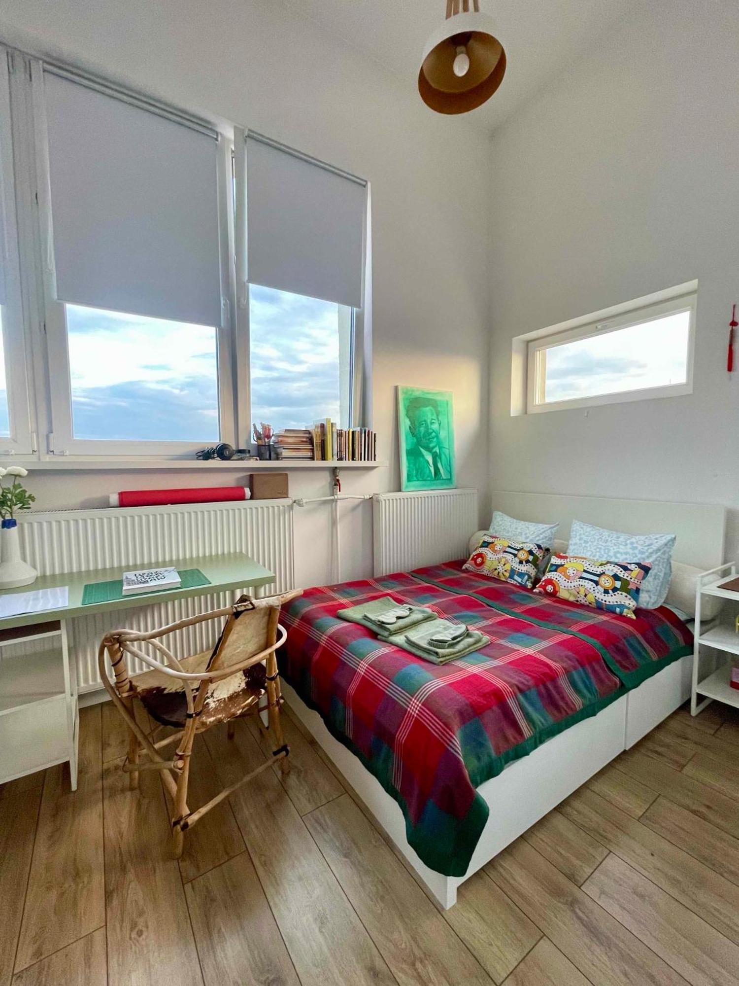 Apartamento Atelier W Sercu Warszawy Z Panoramicznym Widokiem Varsovia Exterior foto